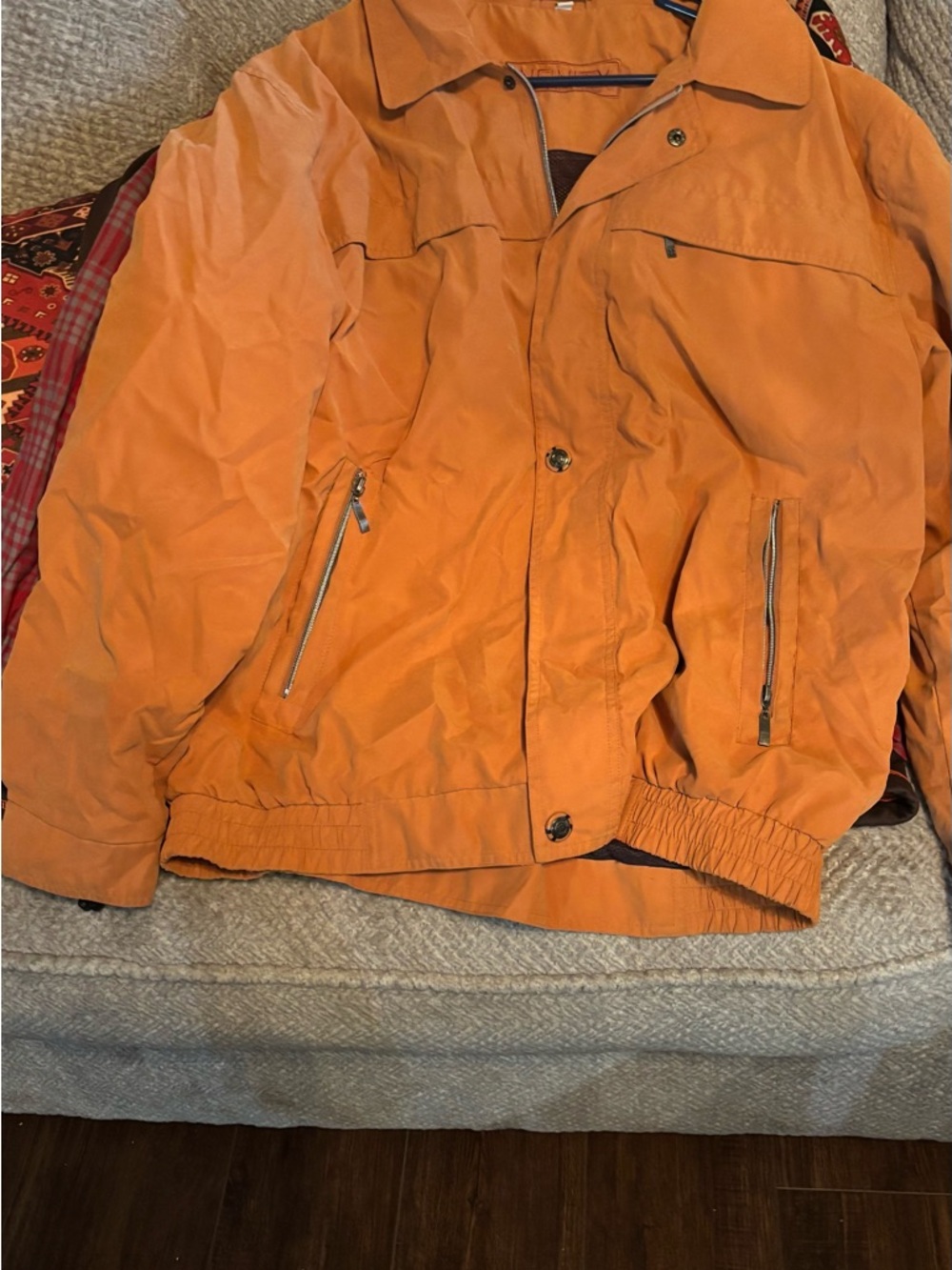 Women’s size 54 Orange Casual Zip Jacket